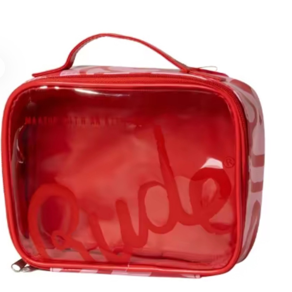 Rude Cosmetics Makeup Cosmetics Zippered Bag - NWT